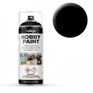 Vallejo Primer Premium Black (400ml) · VAL VA28012 ·  Acrylicos Vallejo