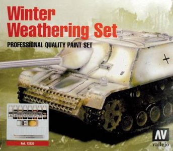 Vallejo Winter Weathering Set &middot; VAL VA72220 &middot;  Acrylicos Vallejo
