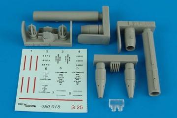 S-25-L air-to-ground rocket · AERB 480018 ·  Aerobonus · 1:48