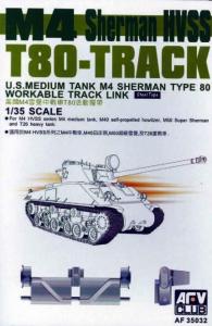 SHERMAN HVSS T80 · AF 35032 ·  AFV-Club · 1:35
