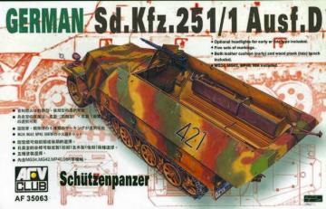 SDKFZ 251 D/1 HALF TRACK &middot; AF 35063 &middot;  AFV-Club &middot; 1:35