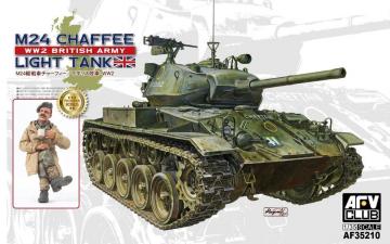 M24 Chaffee tank WW 2 British Army version · AF AF35210 ·  AFV-Club · 1:35