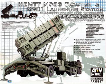 HEMIT M983 Tractor w/Patriot PAC-2 · AF AF35S87 ·  AFV-Club · 1:35