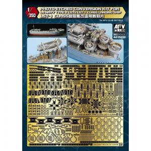 Photo-Etched conversion set for US Navy Type 2 LST-1 Class · AF AG35050 ·  AFV-Club · 1:350