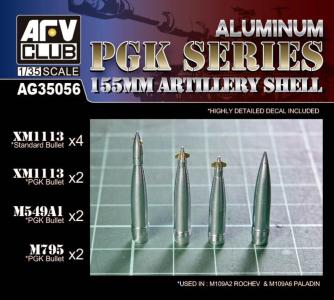 155mm Artillery Shell PGK Series · AF AG35056 · AFV-Club · 1:35 155mm Artillery Shell PGK Series · AF AG35056 · AFV-Club · 1:35