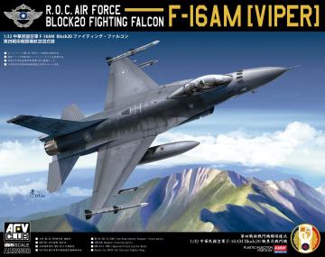 ROC Air Force F16 AM Block 20 (VIPER) · AF AR32S03 ·  AFV-Club · 1:32