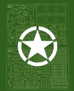 M36 ETCHING PARTS · AF G35013 · AFV-Club · 1:35 M36 ETCHING PARTS · AF G35013 · AFV-Club · 1:35