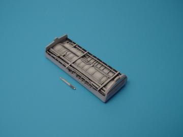 F-8 Crusader - Engine duct bay - raised wing [Hasegawa] &middot; AIR 4172 &middot;  Aires &middot; 1:48