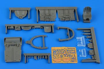 Macchi MC.202 cockpit set - Early version [Italeri] · AIR 2276 ·  Aires Hobby Models · 1:32