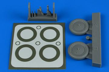 I-16 - Wheels & paint masks [ICM] &middot; AIR 4797 &middot;  Aires Hobby Models &middot; 1:48