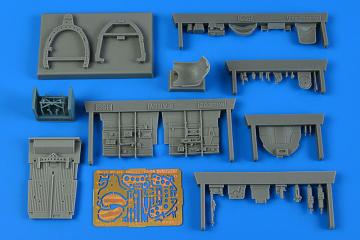 Macchi MC.202 - Cockpit set - early version [Hasegawa] · AIR 4922 ·  Aires Hobby Models · 1:48