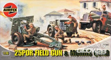 25PDR Field Gun &middot; AX 01305 &middot;  Airfix &middot; 1:76
