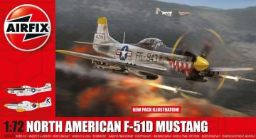 North American F-51D Mustang · AX 02047A ·  Airfix · 1:72