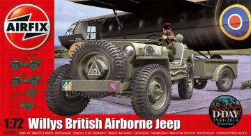 Willys Jeep, Trailer & 6PDR Gun · AX 02339 ·  Airfix · 1:72
