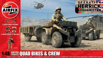 British Quad Bikes and Crew · AX 04701 ·  Airfix · 1:48