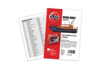 Decal Sheet - RNLI Shannon Class Lifeboat (A55015) · AX 65005 ·  Airfix · 1:72