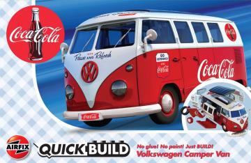 Coca-Cola VW Camper Van - Quickbuild · AX J6047 ·  Airfix