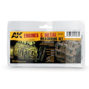 ENGINES AND METAL WEATHERING SET · AKI AK087 · AK Interactive ENGINES AND METAL WEATHERING SET · AKI AK087 · AK Interactive