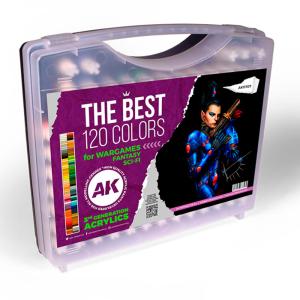 3G PLASTIC BRIEFCASE 120 WARGAME COLORS &middot; AKI AK11707 &middot;  AK Interactive