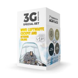 WWII Luftwaffe Cockpit & Interior Colors SET 3G · AKI AK11722 ·  AK Interactive