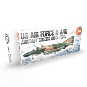 US Air Force & ANG Aircraft 1960s-1980s SET 3G · AKI AK11747 · AK Interactive US Air Force & ANG Aircraft 1960s-1980s SET 3G · AKI AK11747 · AK Interactive