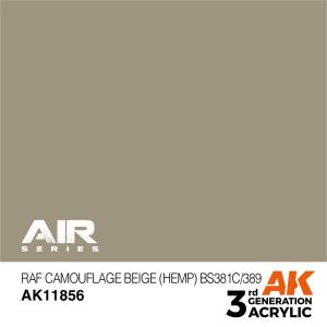 RAF Camouflage Beige (Hemp) BS381C/389 · AKI AK11856 ·  AK Interactive
