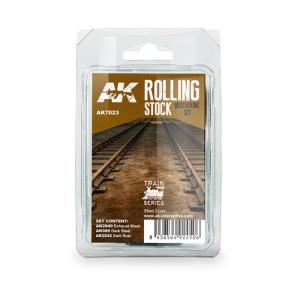 ROLLING STOCK WEATHERING SET TRAIN SERIES &middot; AKI AK7023 &middot;  AK Interactive