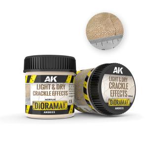 LIGHT & DRY CRACKLE EFFECTS - 100ml (Acrylic) · AKI AK8033 ·  AK Interactive