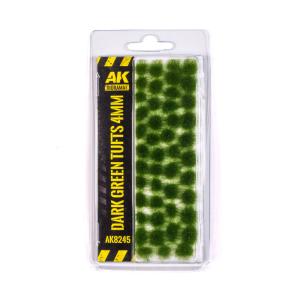 DARK GREEN TUFTS 4MM &middot; AKI AK8245 &middot;  AK Interactive