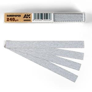 Dry Sandpaper 240 grit x 50 units &middot; AKI AK9022 &middot;  AK Interactive