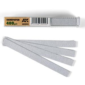 Dry Sandpaper 400 grit x 50 units · AKI AK9023 ·  AK Interactive