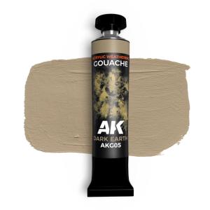 DARK EARTH - AK GOUACHE 20 ml. &middot; AKI AKG05 &middot;  AK Interactive