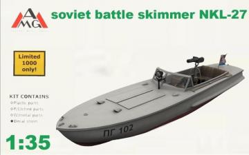 NKL-27 armed speed boat WWII · AMG 35402 ·  AMG · 1:35