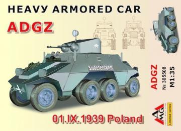 Heavy Armored Car ADGZ(01.IX.1939 Poland · AMG 35508 ·  AMG · 1:35