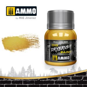 DRYBRUSH Brass &middot; AMIG 0623 &middot;  AMMO by MIG Jimenez