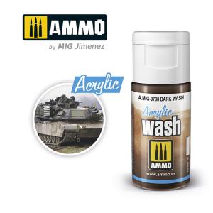 ACRYLIC WASH Dark Wash · AMIG 0708 ·  AMMO by MIG Jimenez