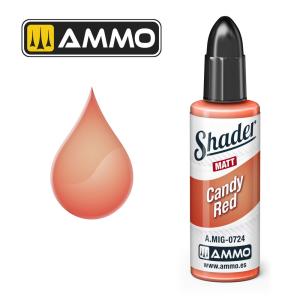 MATT SHADER Candy Red &middot; AMIG 0724 &middot;  AMMO by MIG Jimenez