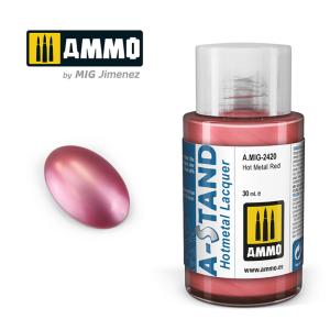 Hot Metal Red - A-Stand · AMIG 2420 ·  AMMO by MIG Jimenez
