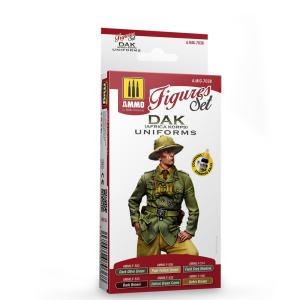 DAK Uniforms (Africa Korps) Figures Set &middot; AMIG 7038 &middot;  AMMO by MIG Jimenez