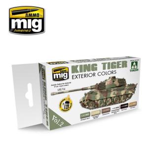 King Tiger Exterior Colors (Special TAKOM Edition) Vol. 2 &middot; AMIG 7166 &middot;  AMMO by MIG Jimenez