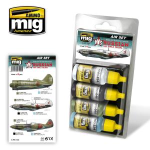 VVS Russian WWII Early Colors · AMIG 7222 ·  AMMO by MIG Jimenez