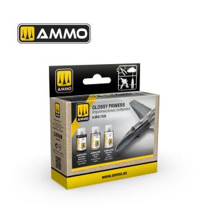 A-STAND Glossy Primers Set · AMIG 7536 ·  AMMO by MIG Jimenez