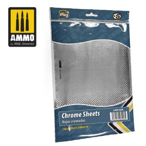 Chrome Sheets 280mm x 195mm &middot; AMIG 8248 &middot;  AMMO by MIG Jimenez