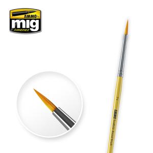 2 Synthetic Round Brush &middot; AMIG 8614 &middot;  AMMO by MIG Jimenez