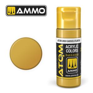 ATOM COLOR Sandgelb RLM79 &middot; AMIG ATOM20024 &middot;  AMMO by MIG Jimenez