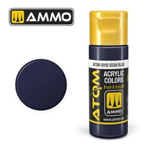 ATOM COLOR Ocean Blue &middot; AMIG ATOM20102 &middot;  AMMO by MIG Jimenez