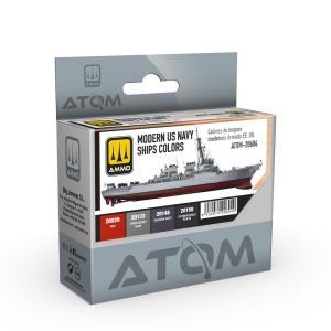 ATOM Modern US Navy Ships colors Set &middot; AMIG ATOM20604 &middot;  AMMO by MIG Jimenez