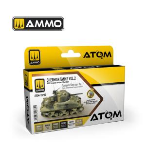 ATOM Sherman Tanks Vol. 2 (WWII European Theater of Operations) · AMIG ATOM20735 ·  AMMO by MIG Jimenez