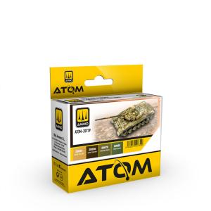 ATOM Modern Syria Camouflage Colors Set · AMIG ATOM20739 · AMMO by MIG Jimenez ATOM Modern Syria Camouflage Colors Set · AMIG ATOM20739 · AMMO by MIG Jimenez