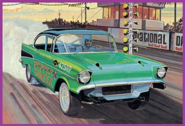 1957 Chevy Bel Air Pepper Shaker Silent Box · AMT 1360 ·  AMT/MPC · 1:25